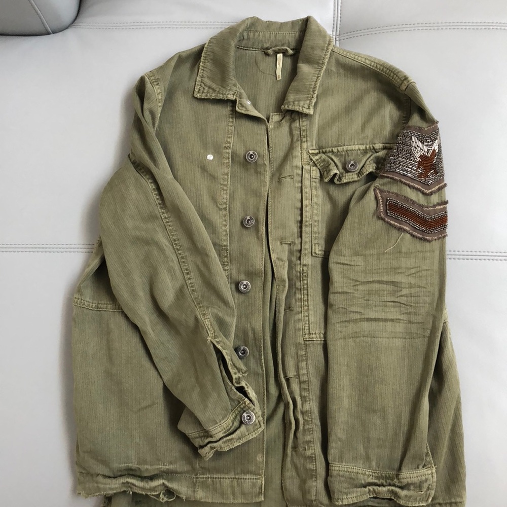 Free people military jacket